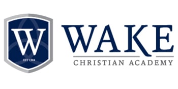 Wake Christian Academy logo for Cary Ortho Team Physicians webpage