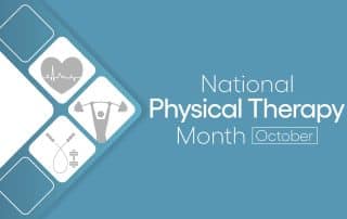 illustration to celebrate National Physical Therapy Month